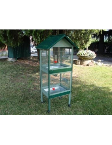 Cage oiseau double cage d'élevage pour oiseau