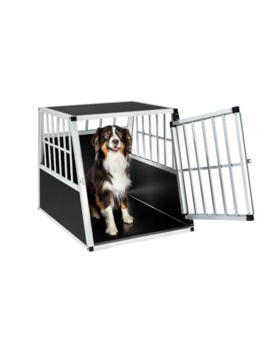 Cage de transport chien Alu et MDF cage chien alu cage chat alu