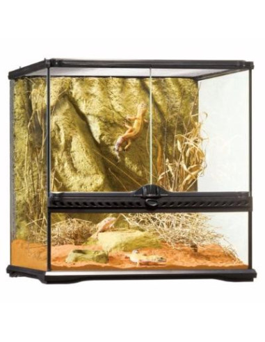 Terrarium verre 45x45x45 cm terrarium reptile terrarium amphibien vivarium en verre