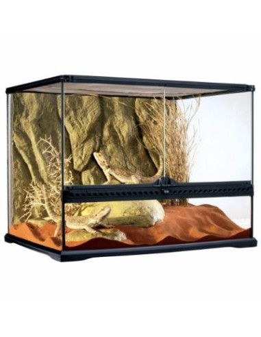 Terrarium verre 60x45x45 cm terrarium reptile terrarium amphibien vivarium en verre