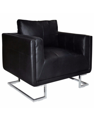 Fauteuil de luxe noir fauteuil de salon confortable