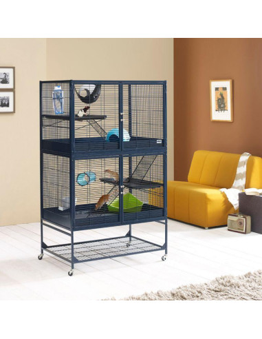 Cage rongeur double pour furet et rat cage rat cage octodon cage furet cielterre-commerce