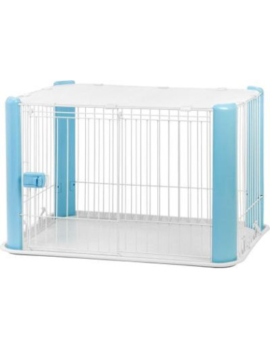 Cage chien pratique intérieur cage chat cage chiot bleu PM
