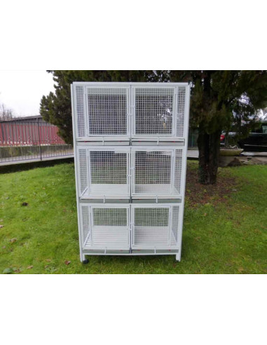 Cage d'elevage pour rongeurs 6 boxs cage furet cage lapin cage elevage lapin cage chinchilla