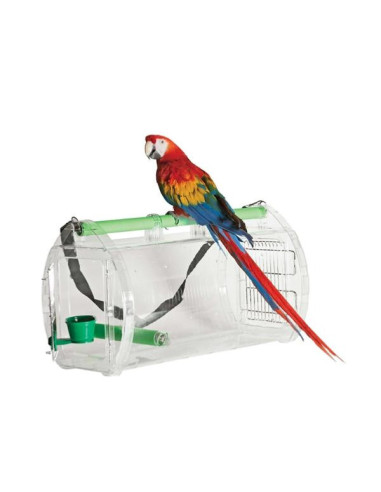 Cage de transport perroquet acrylique cielterre-commerce