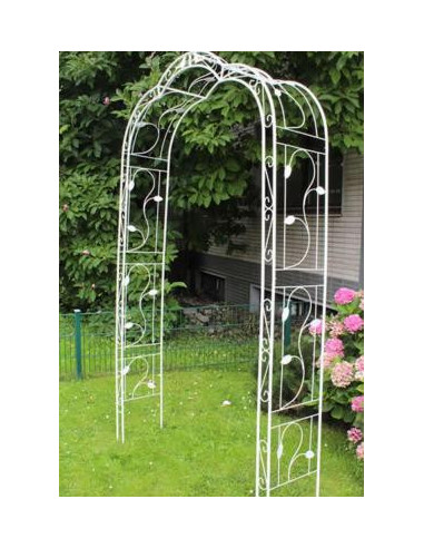 Arche de jardin blanche en métal Arche jardin antique