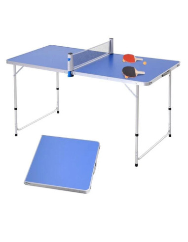 Table ping pong transportable pliable table tennis table