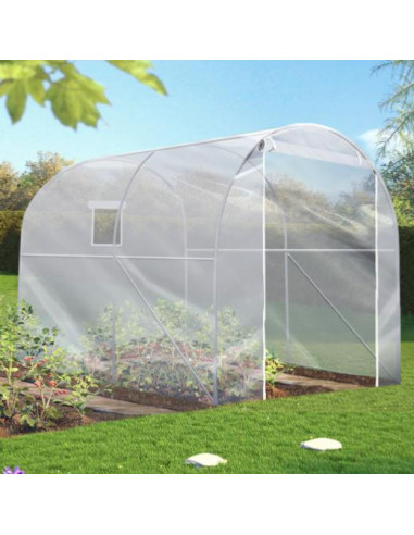 Serre de jardin 2x3x2m transparente cielterre-commerce