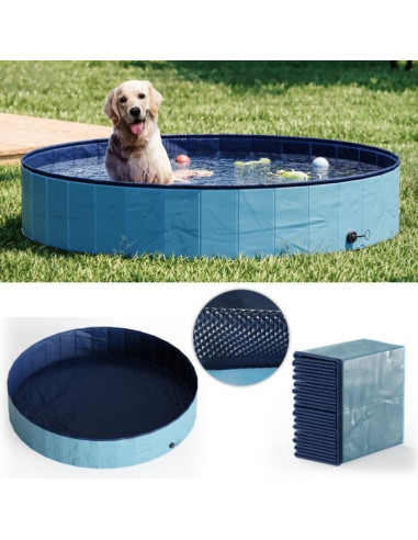 Piscine pour chiens 160 cm piscine en plastique solide