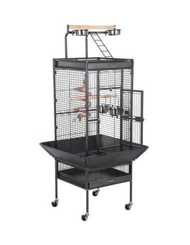 Cage perroquet Santa Monica anthracite eclectus youyou