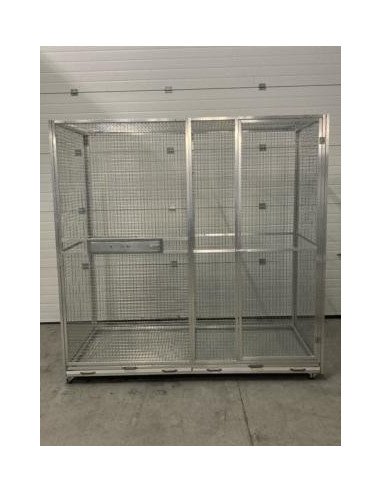 Cage perroquet Aluminium 2x1x2 m cage ara cage cacatoes