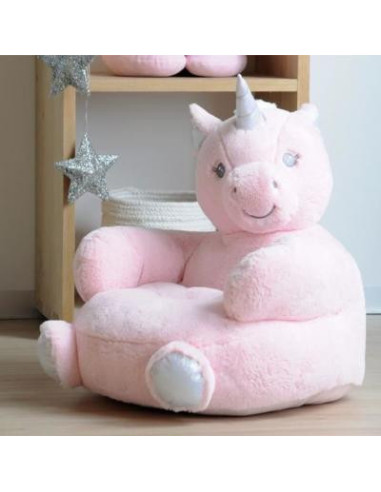 Pouf licorne rose pour enfant fauteuil enfant pouf lecture - Ciel & terre