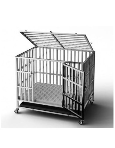 Cage chien INOX cage chien pliante cage chat mobile INOX