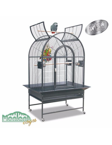 Cage perroquet Conure soleil (2 couleurs) cielterre-commerce Anthracite