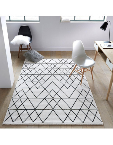 Tapis motif graphique 3 tailles tapis salon tapis chambre - Ciel & terre