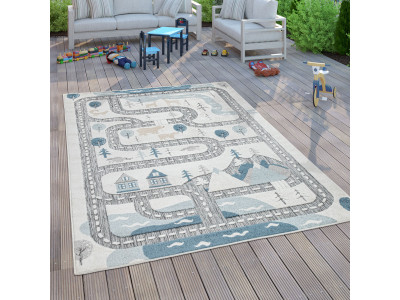 Tapis chambre enfant route (3 tailles) tapis enfant déco - Ciel & terre