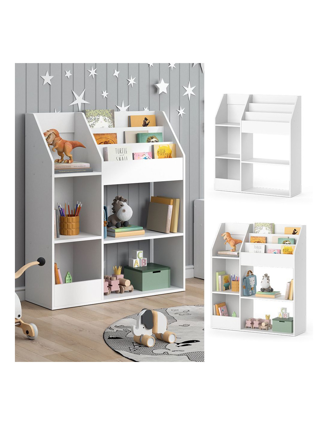 Bibliothèque Montessori enfant / Etagère et présentoir à livres – FIL  Mobilier
