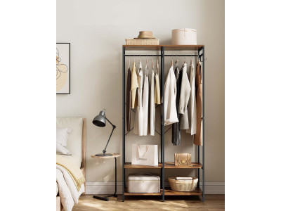 Dressing Industriel Beige Penderie Ouverte industrielle Vestiaire