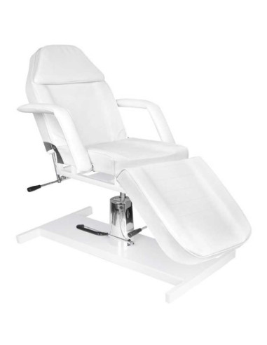 Fauteuil de soins blanc hydraulique Chaise Cosmétique Hydraulique Table massage professionnelle