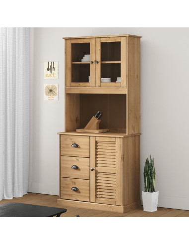 Buffet Cuisine 175 cm Armoire de Cuisine Rangement Salon Vaisselier