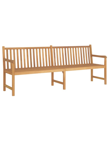 Banc jardin Teck Massif 228 cm Banc de Jardin Banc Extérieur Banc Bois Banc Terrasse