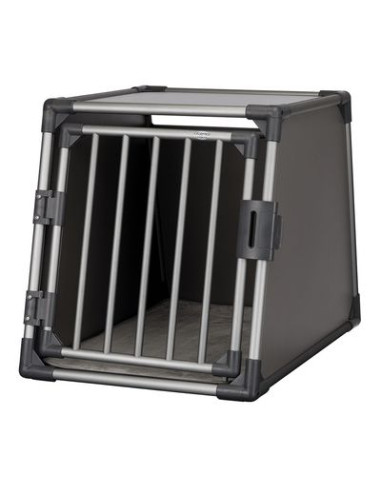 copy of Cage transport chien solide ALU et MDF avec serrure